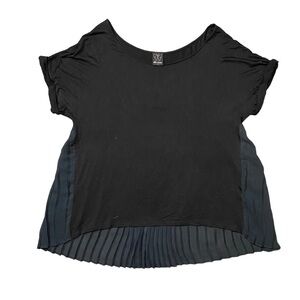 Black‎ tshirt sheer back